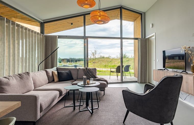 Comfortable sitting area in Holiday home in Wissenkerke, Noord-Beveland, Zeeland.