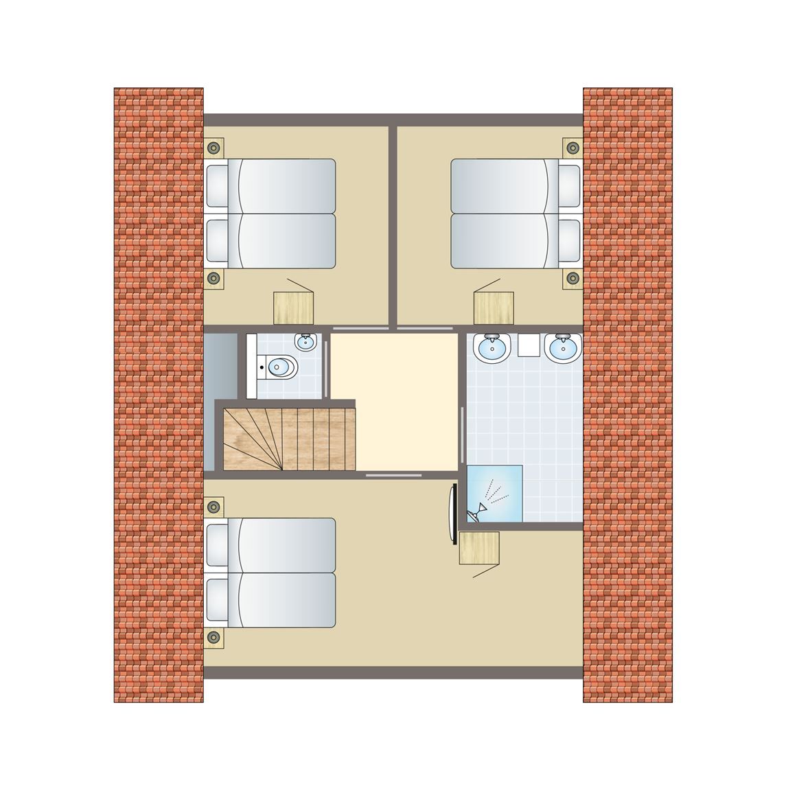 Unterkunft 6004108 - Bungalow Schouwen-Duiveland - Resort Haamstede | 8-persoons bungalow | 8E