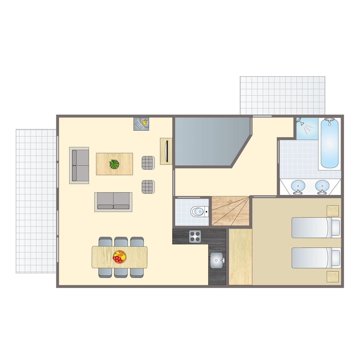 Guest house 6004114 - Bungalow Schouwen-Duiveland - Villapark Livingstone | 6-persoons villa | 6D2