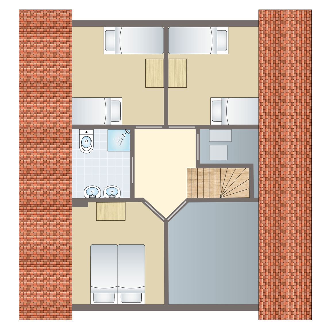 Unterkunft 600460 - Bungalow Schouwen-Duiveland - Duinpark 't Hof van Haamstede | 6-persoons bungalow | 6D1