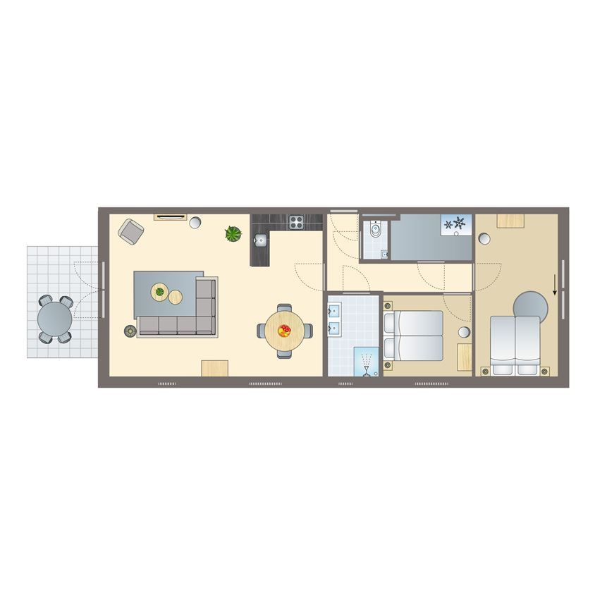 Verblijf 600476 - Bungalow Schouwen-Duiveland - Résidence 't Hof van Haamstede | 4-persoons Heerenhuisappar