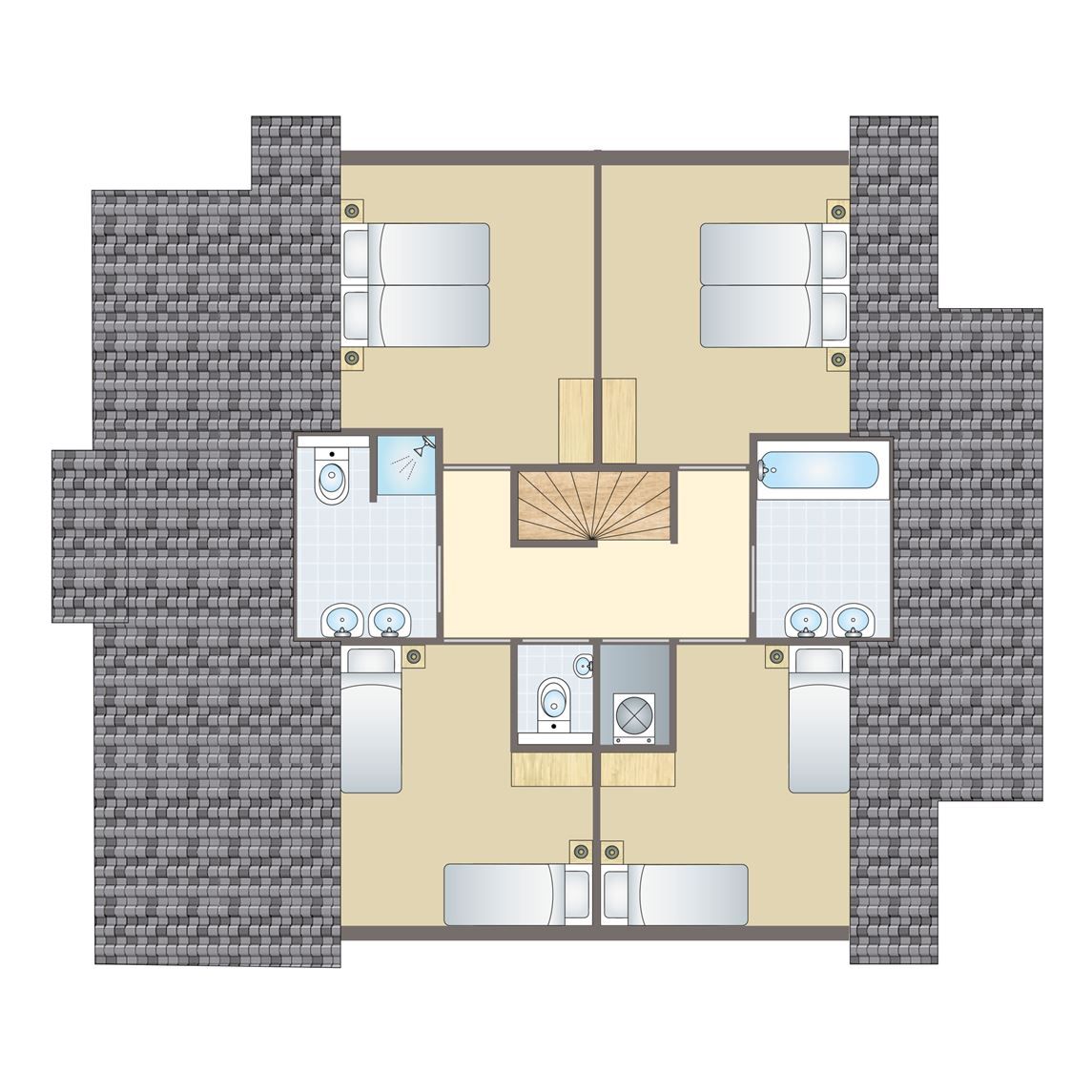 Unterkunft 600489 - Bungalow Schouwen-Duiveland - Resort Haamstede | 12-persoons bungalow | 12G
