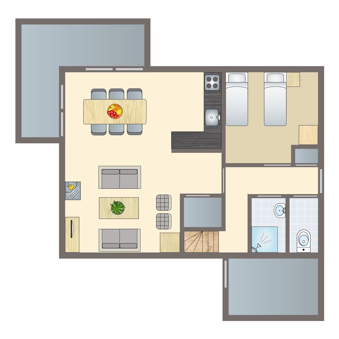 Guest house 600498 - Bungalow Schouwen-Duiveland - Villapark Livingstone | 6-persoons villa | 6D1