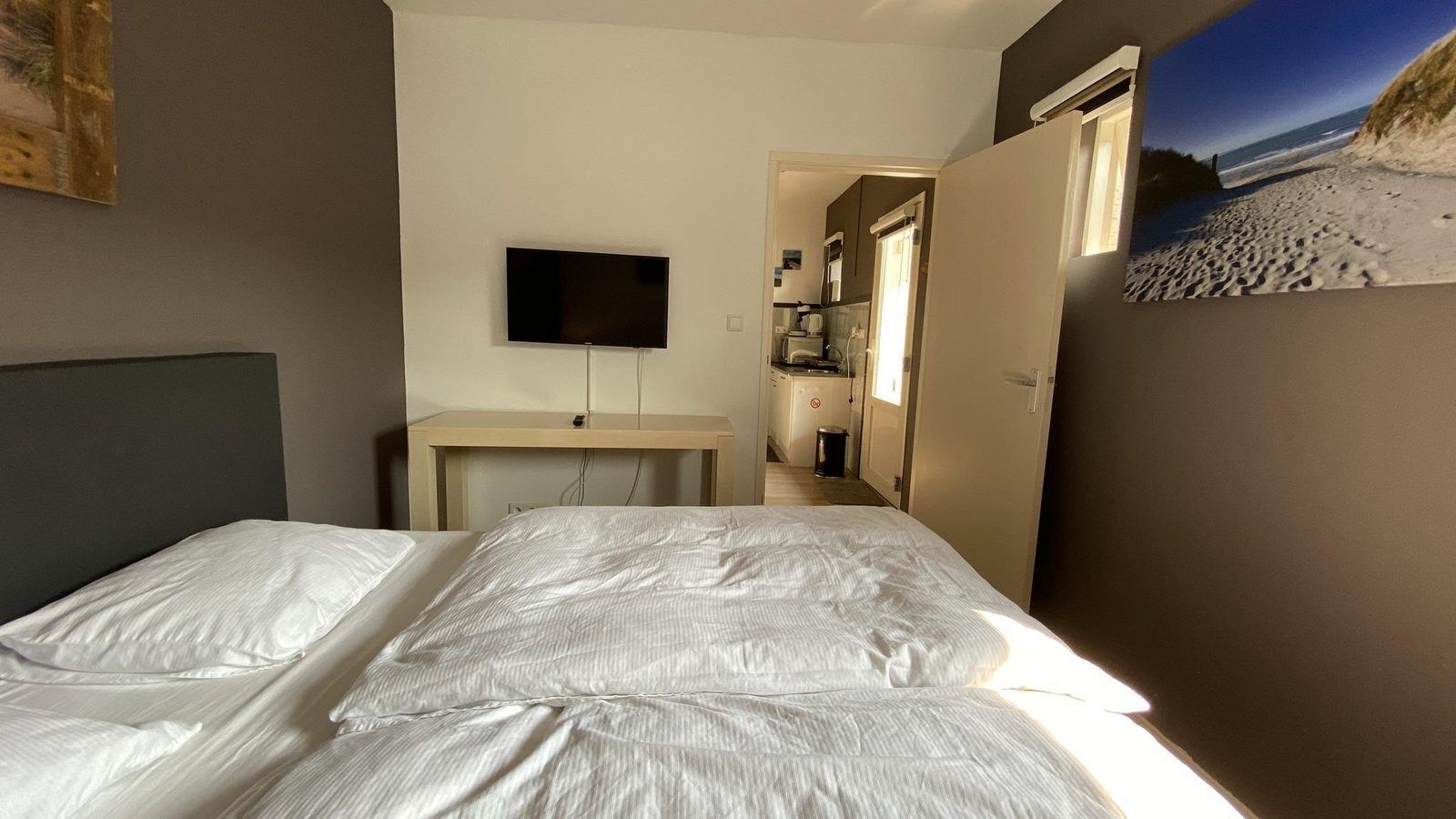 Eingang zum VZ712 Apartment Renesse, Ferienhaus im gruenen Schouwen-Duiveland.