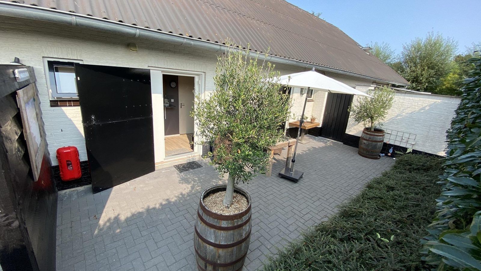 Gruene Umgebung von VZ712 Apartment Renesse, Ferienhaus im schoenen Zeeland.