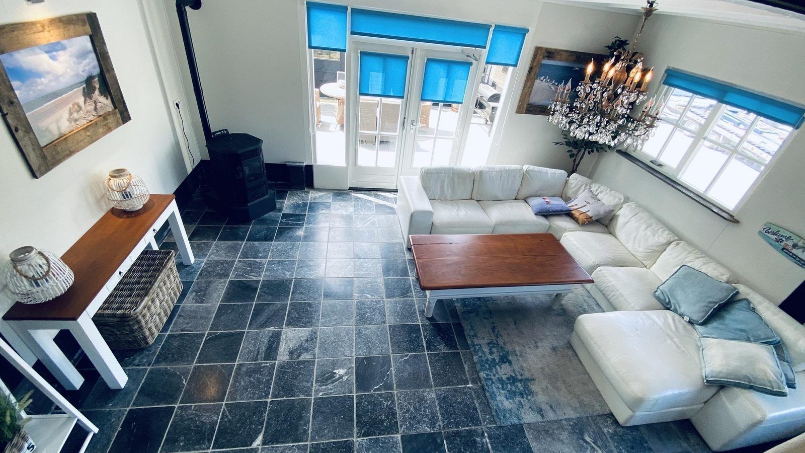 Gemuetliches Wohnzimmer in VZ704 Ferienhaus Renesse mit stilvoller Einrichtung, Renesse, Schouwen-Duiveland, Zeeland.