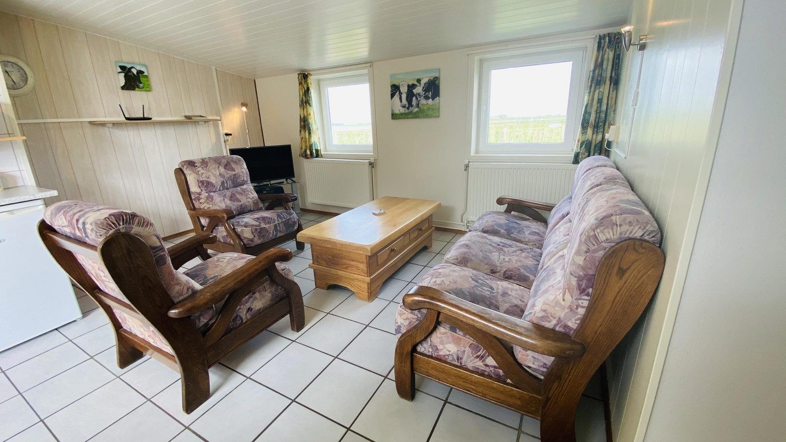 Comfortabele zithoek in VZ182 Vakantiehuis Kerkwerve, Schouwen-Duiveland.