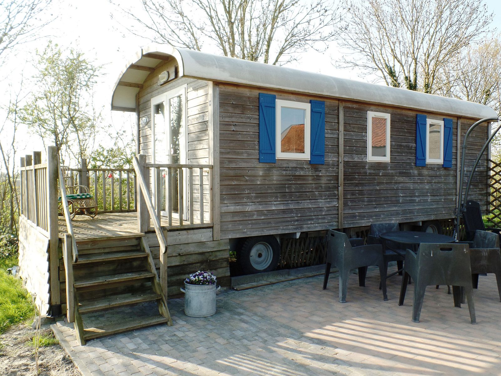 Unterkunft 601345 - Ferienhaus Schouwen-Duiveland - Vakantiehuis Camping Hofstede Zonnevliet - Pipo wagen