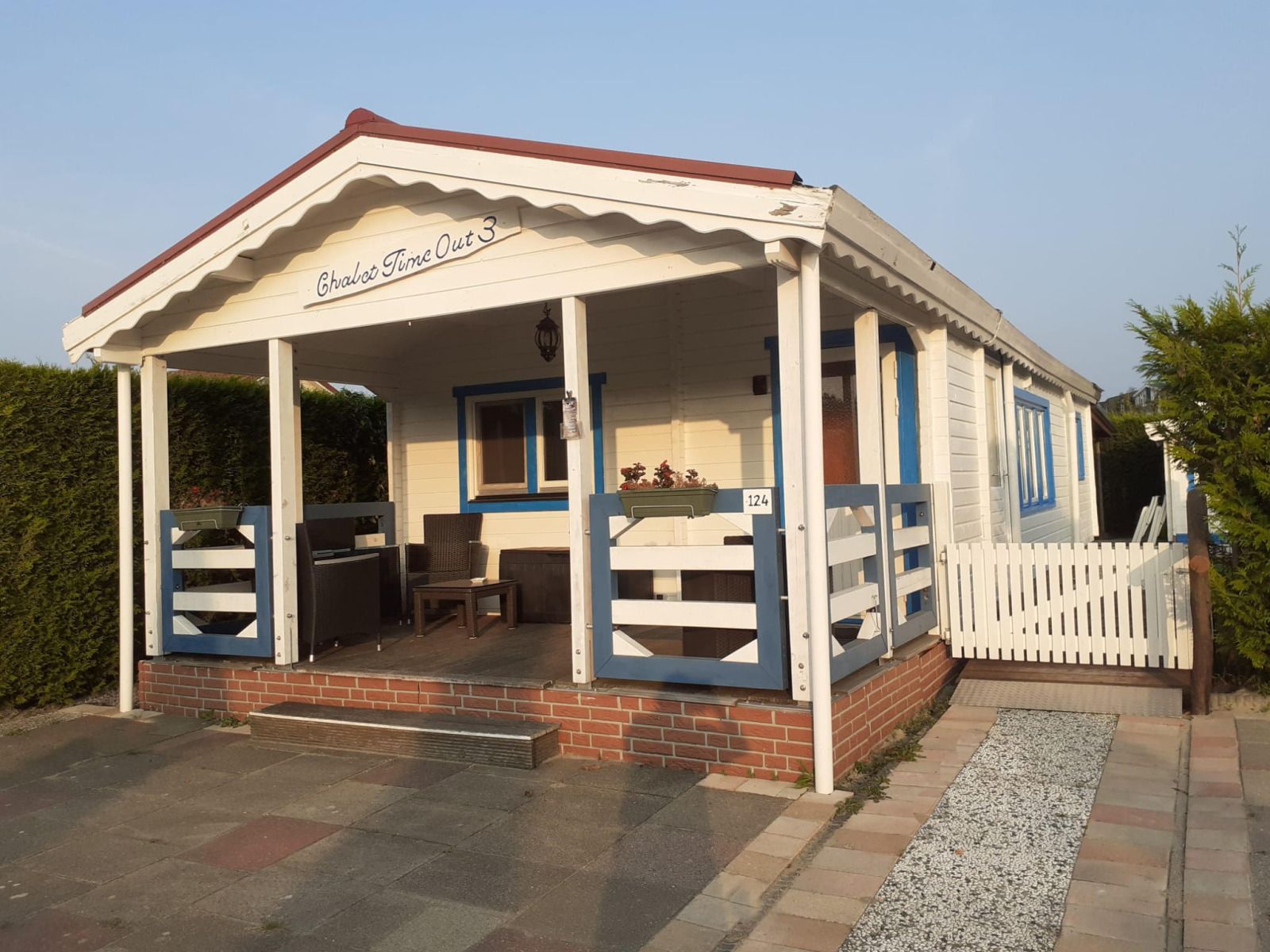 Charmantes Ferienhaus ZE1418 mit Veranda in Sint-Annaland, Tholen, Zeeland.