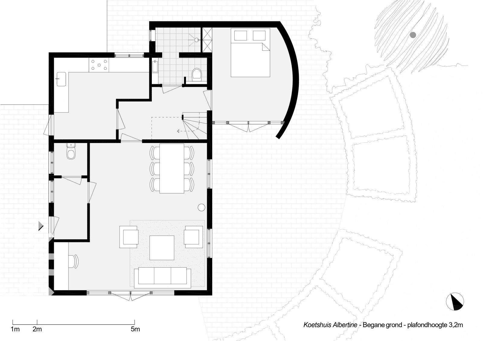 Cycling route along the Walcheren coast near vacation home ZE1302 in Koudekerke, Zeeland.
