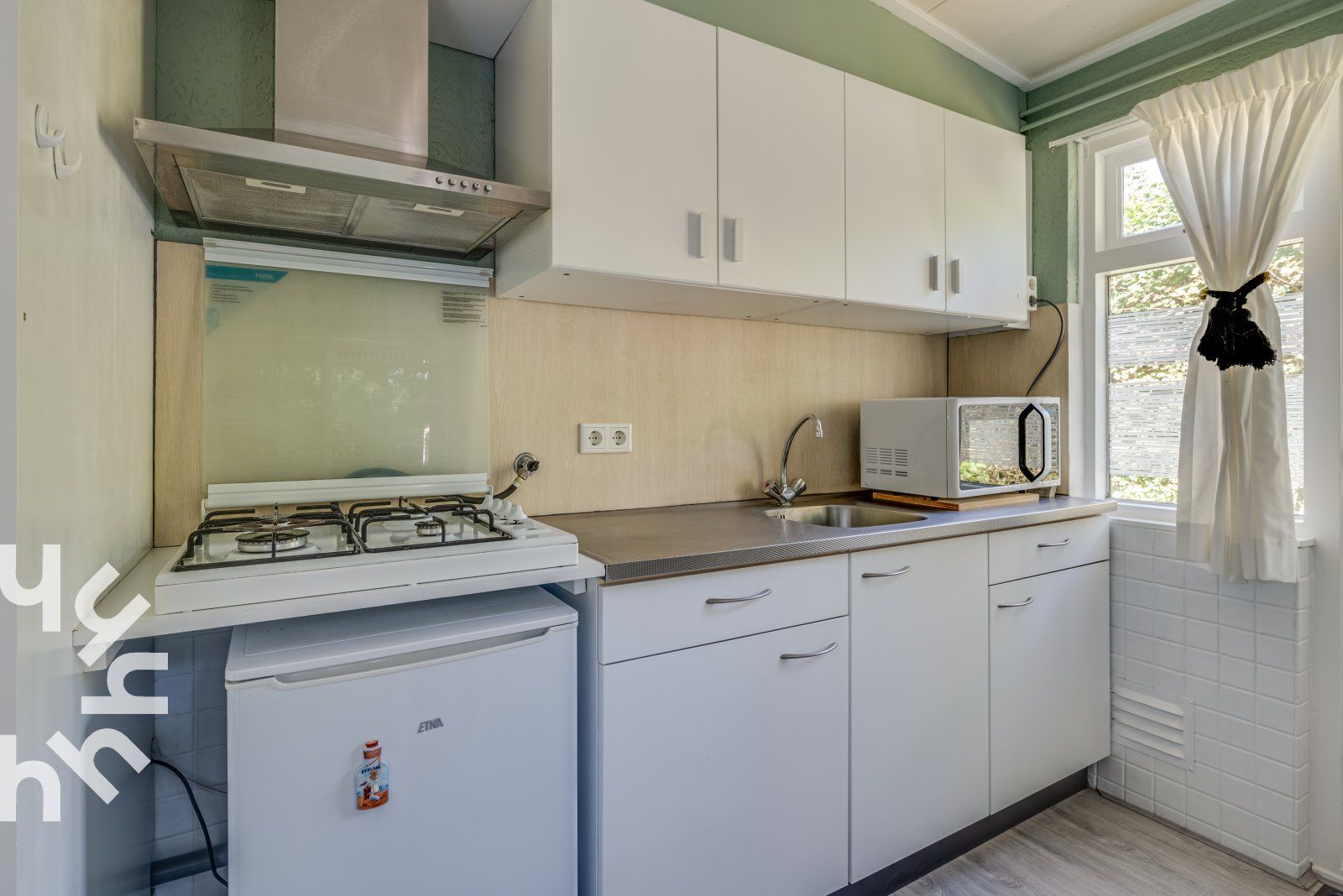 Zweites Schlafzimmer im Ferienhaus ZE722, Oostkapelle, Walcheren, Zeeland mit zwei Betten.