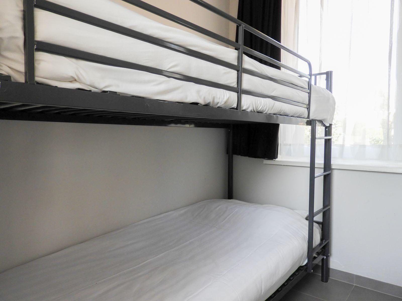 Etagenbett im kinderfreundlichen Zimmer des Ferienhauses VZ488 Oostkapelle.