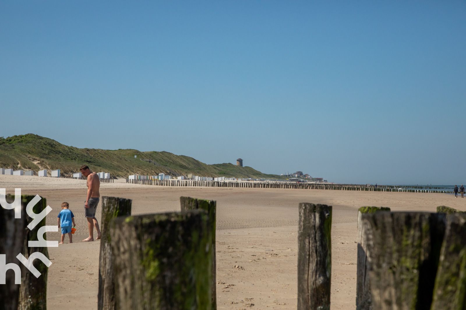 Beach and dunes near vacation home ZE742, Oostkapelle, Zeeland.