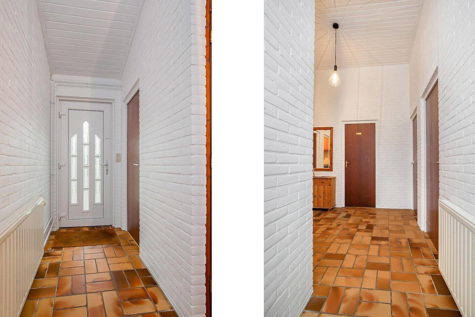 Korridor in VZ2420 Ferienbungalow Oostkapelle mit Zugang zu den Schlafzimmern