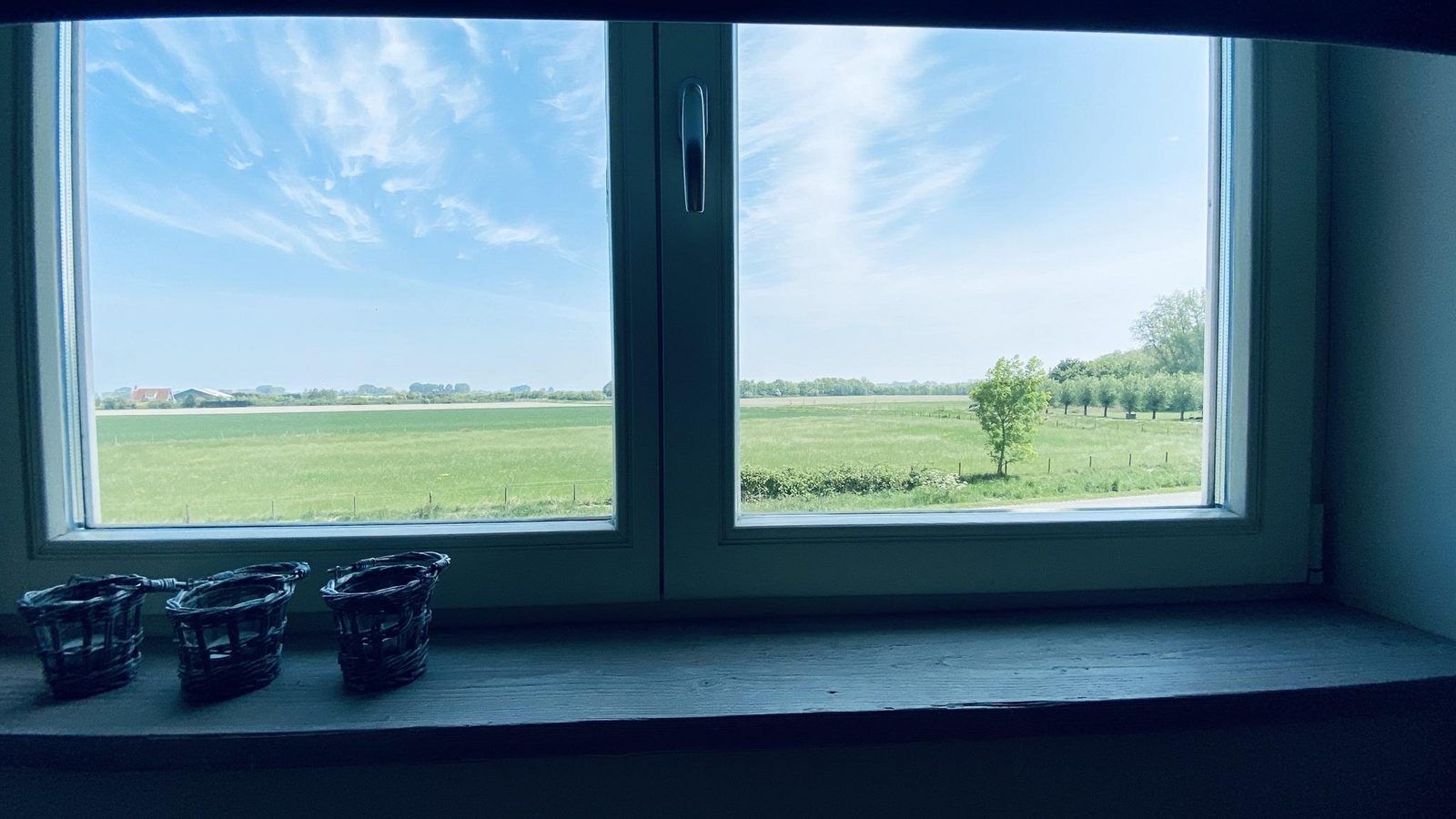 VZ833 Ferienhaus Oostkapelle, schoene Aussicht auf die Natur vom Ferienhaus Walcheren, Zeeland.