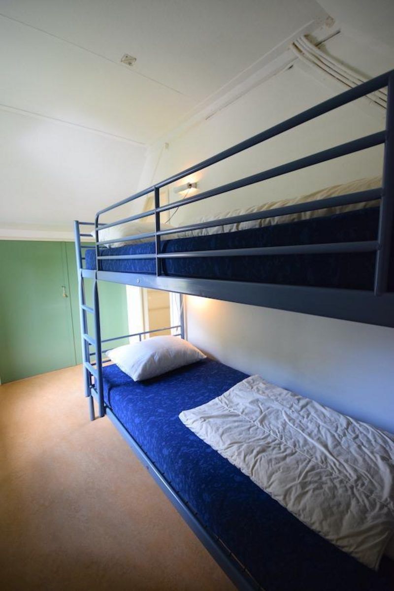 Schlafzimmer mit Etagenbett in VZ2329 Ferienhaus Oostkapelle, ideal fuer Kinder, Walcheren.