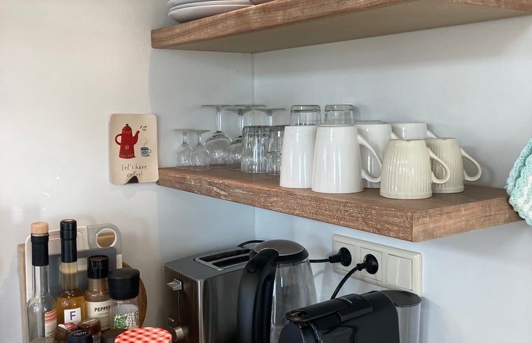 Uitzicht op het platteland vanuit Huisje in Oostkapelle, Walcheren.