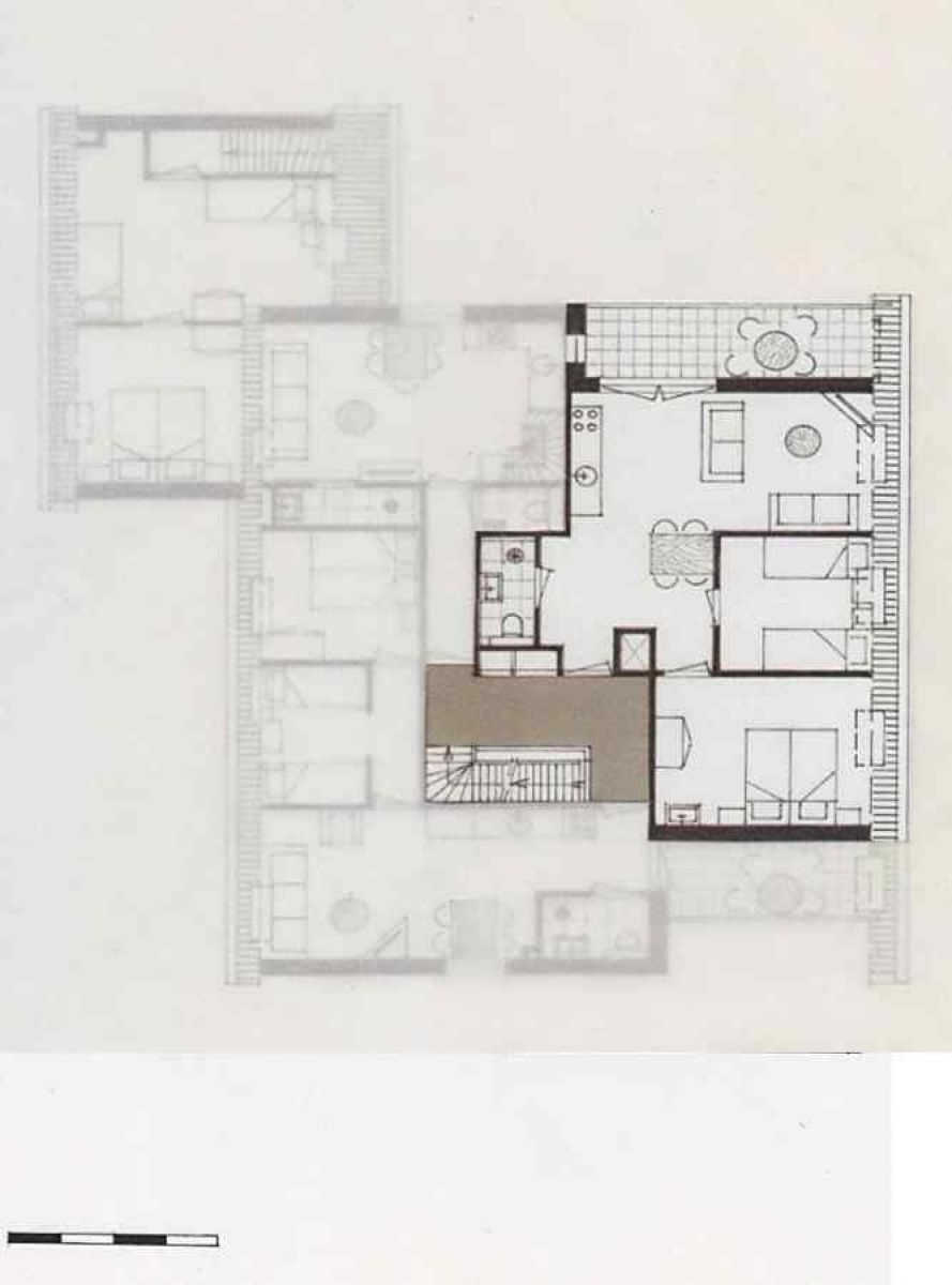 Moderne keuken met eethoek in vakantiehuis ZE322, Oostkapelle, Walcheren, Zeeland.