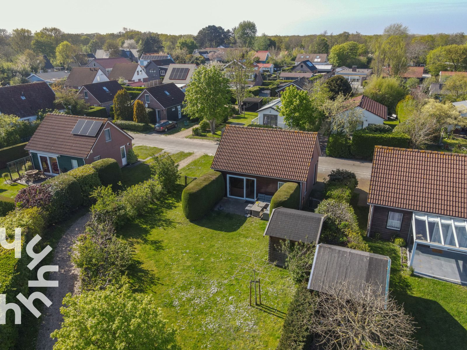 Comfortable bedroom with a double bed in ZE414, Oostkapelle, Walcheren, Zeeland.