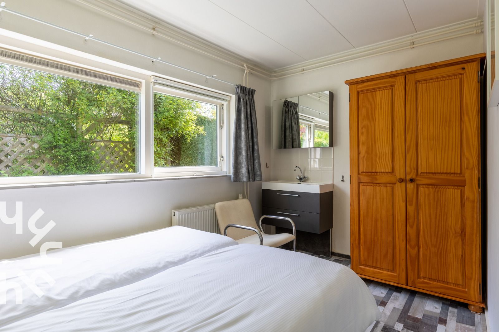 Knusse slaapkamer in vakantiehuis ZE242, Oostkapelle, Walcheren, Zeeland.