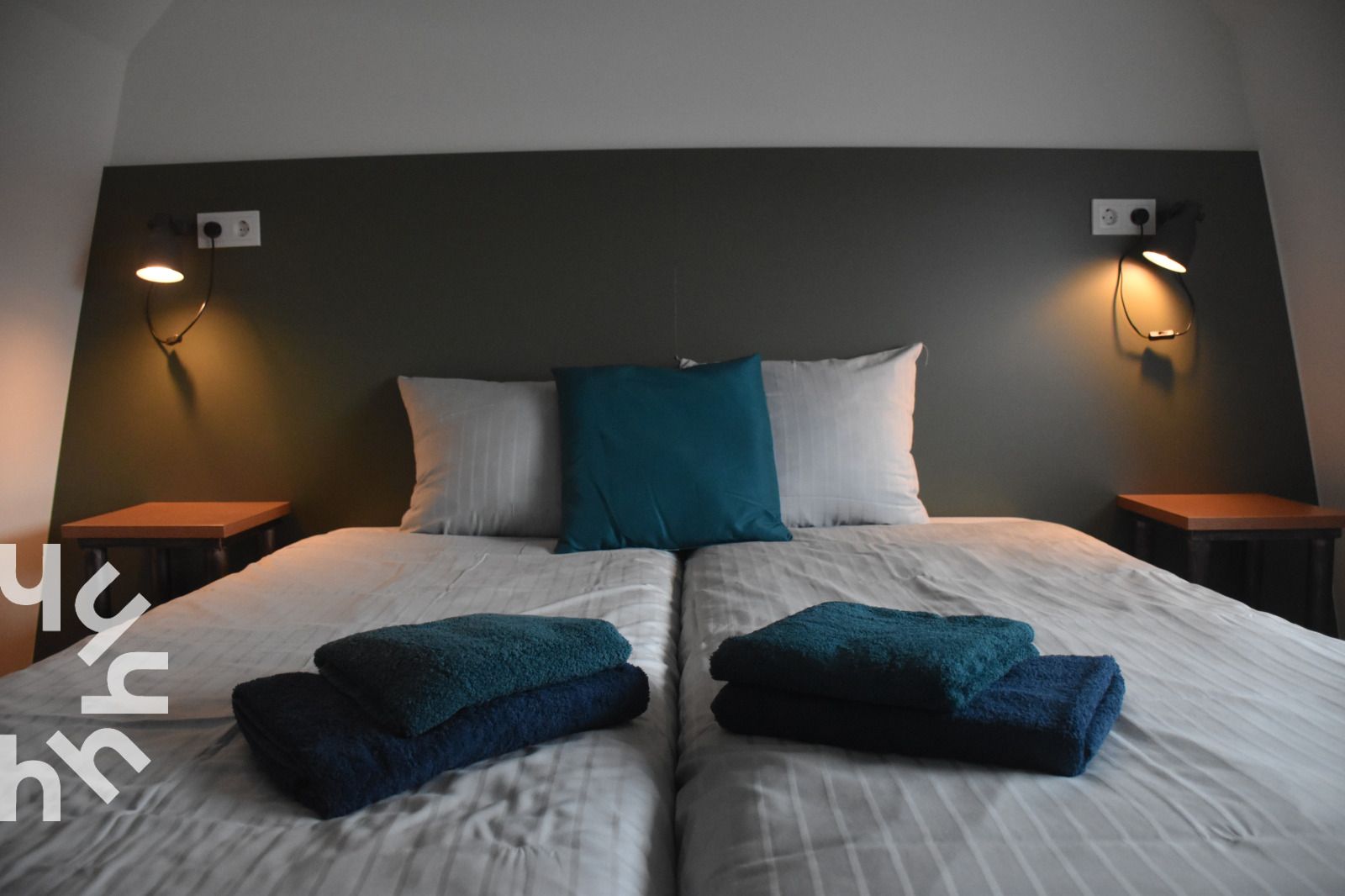 Komfortables Schlafzimmer im Ferienhaus ZE732 in Westkapelle, Walcheren, Zeeland mit Klimaanlage.