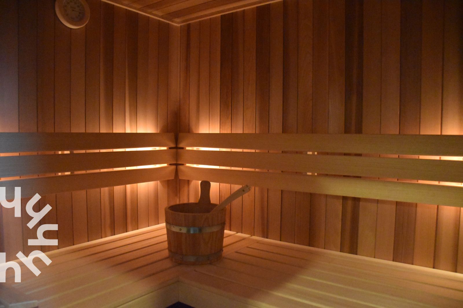 Luxussauna im Ferienhaus ZE732 in Westkapelle, Walcheren, Zeeland zur Entspannung.