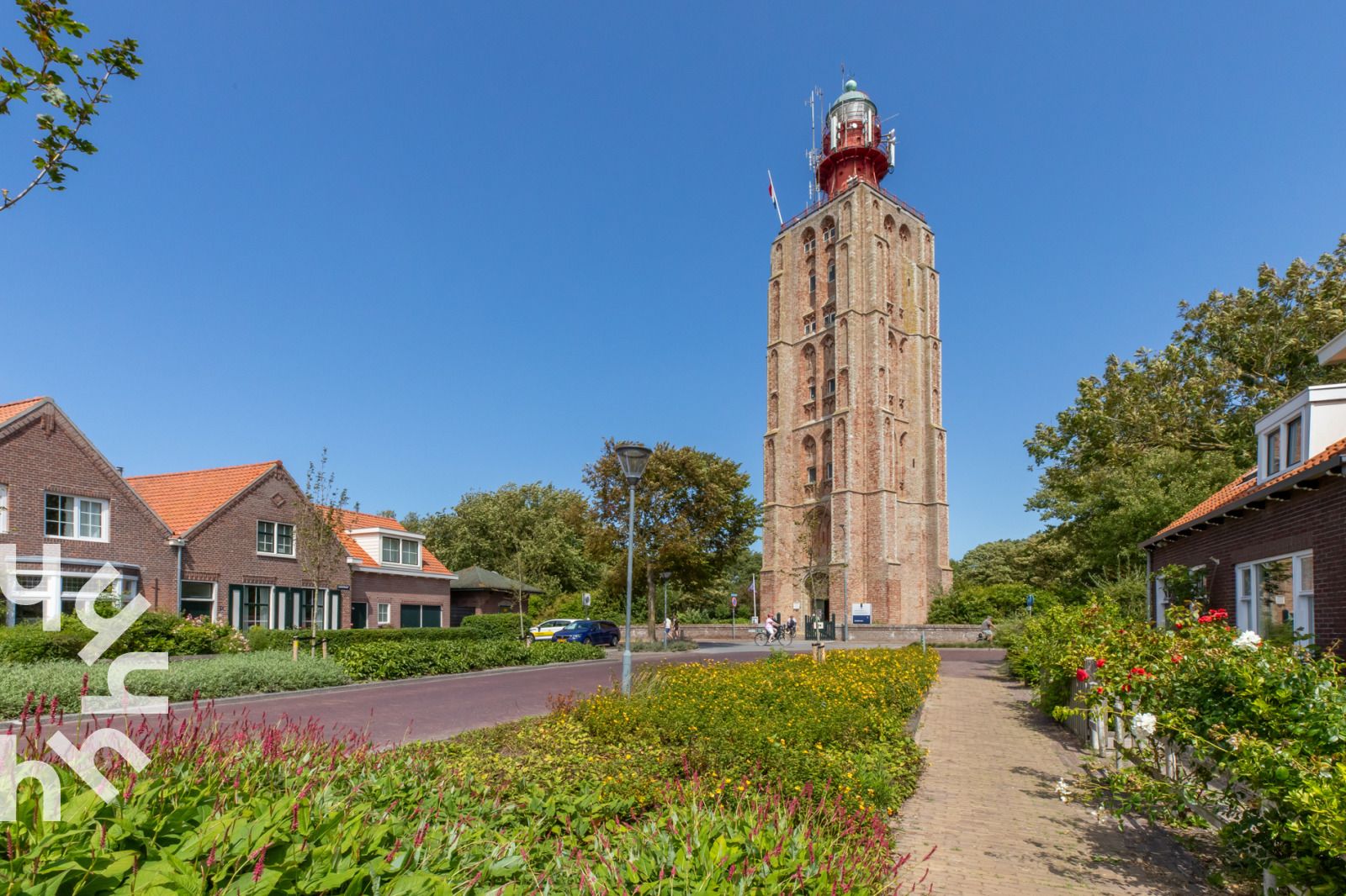 Iconische vuurtoren nabij vakantiehuis ZE263 in Westkapelle, Walcheren.