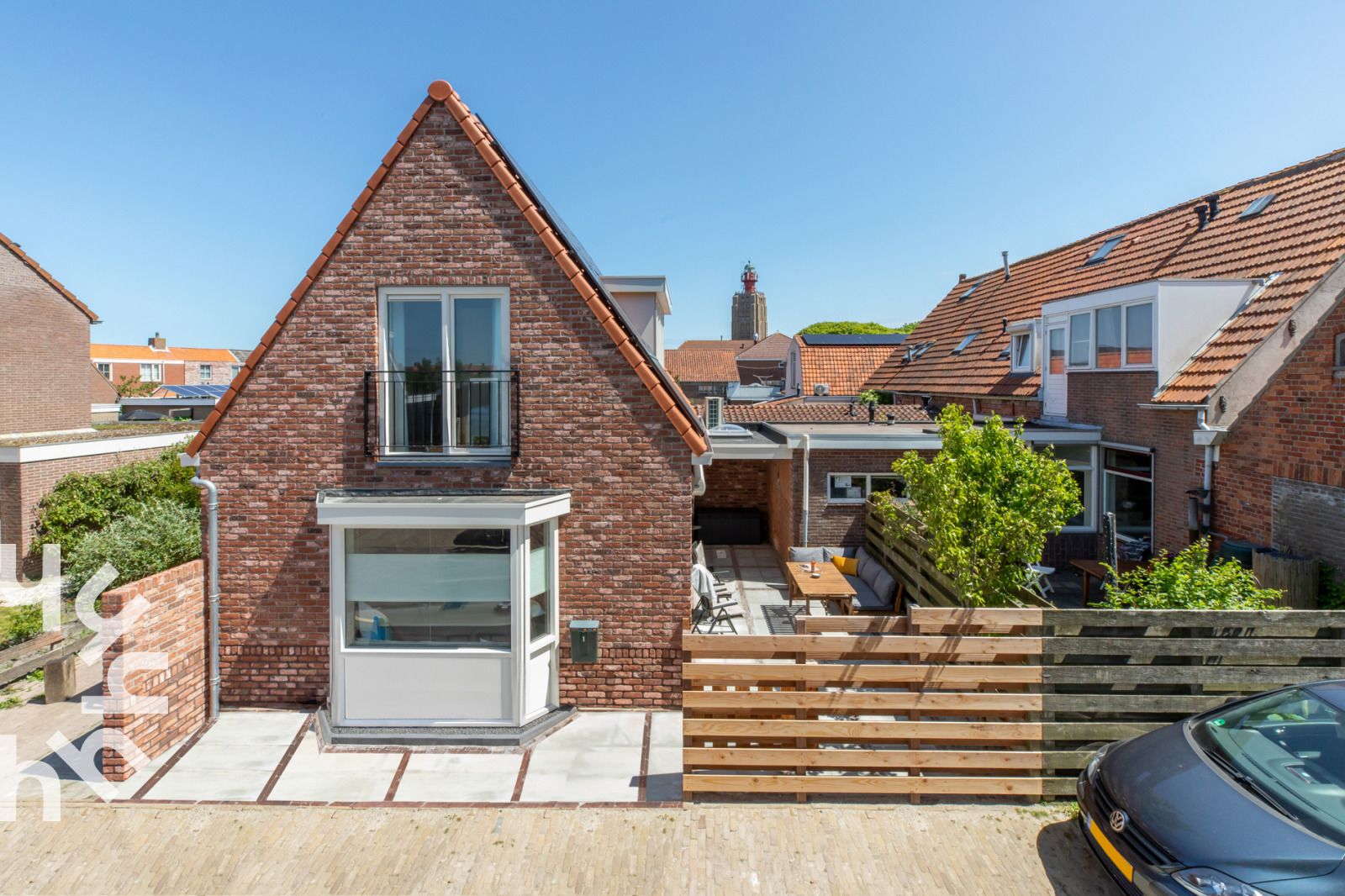 Stylish living room of vacation home ZE1508 in Westkapelle, Walcheren, Zeeland.