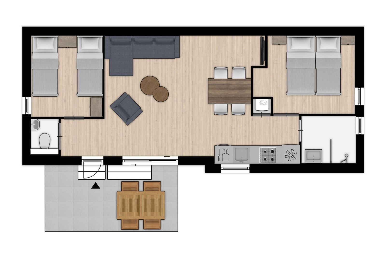 Verblijf 6204202 - Vakantiewoning Walcheren - Chalet «Comfort 4»
