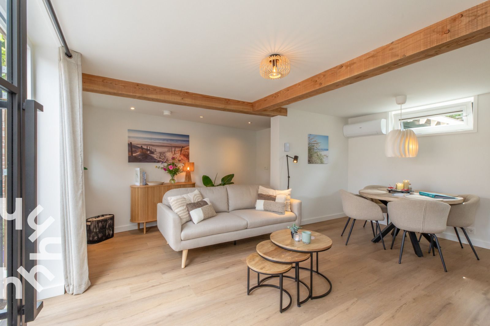 Moderne douchefaciliteiten in vakantiehuis ZE1443 in Domburg, Walcheren, Zeeland.