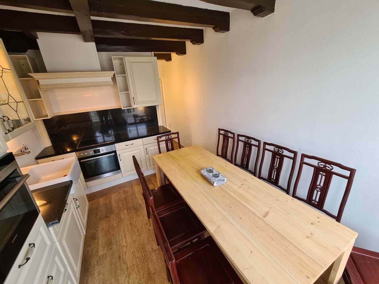 Holztreppe im Ferienhaus ZE1260, Vlissingen, Walcheren zum Schlafboden.