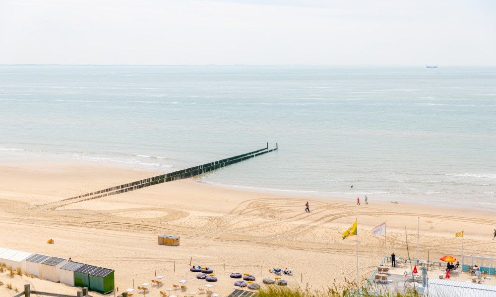 Strand von Zoutelande bei Zeeotter 6 Personen chalet, Walcheren, Zeeland.