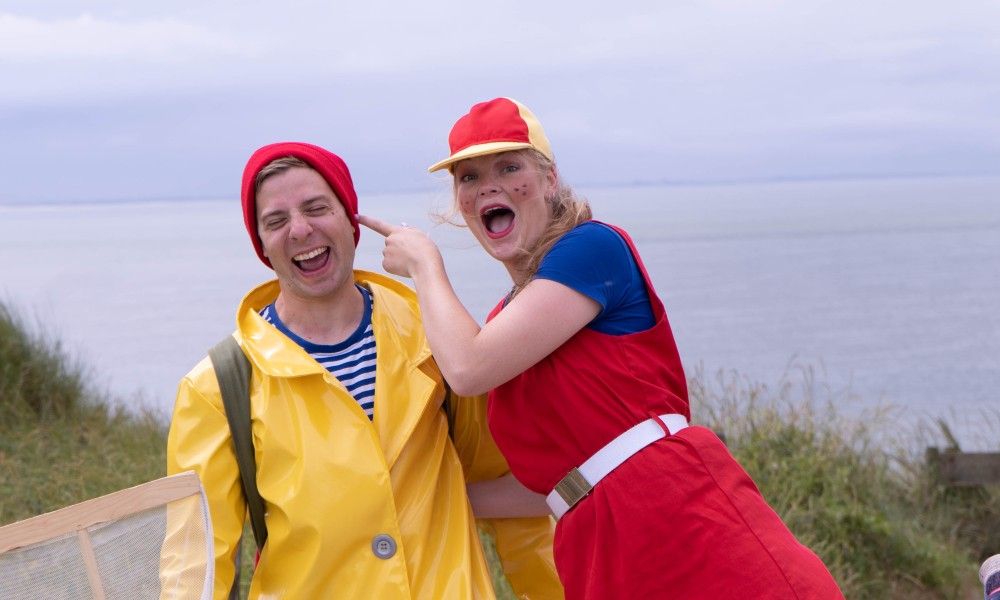 Unterhaltungsteam bei Zeeotter 6 Persoons chalet, Zoutelande, Walcheren, Zeeland.