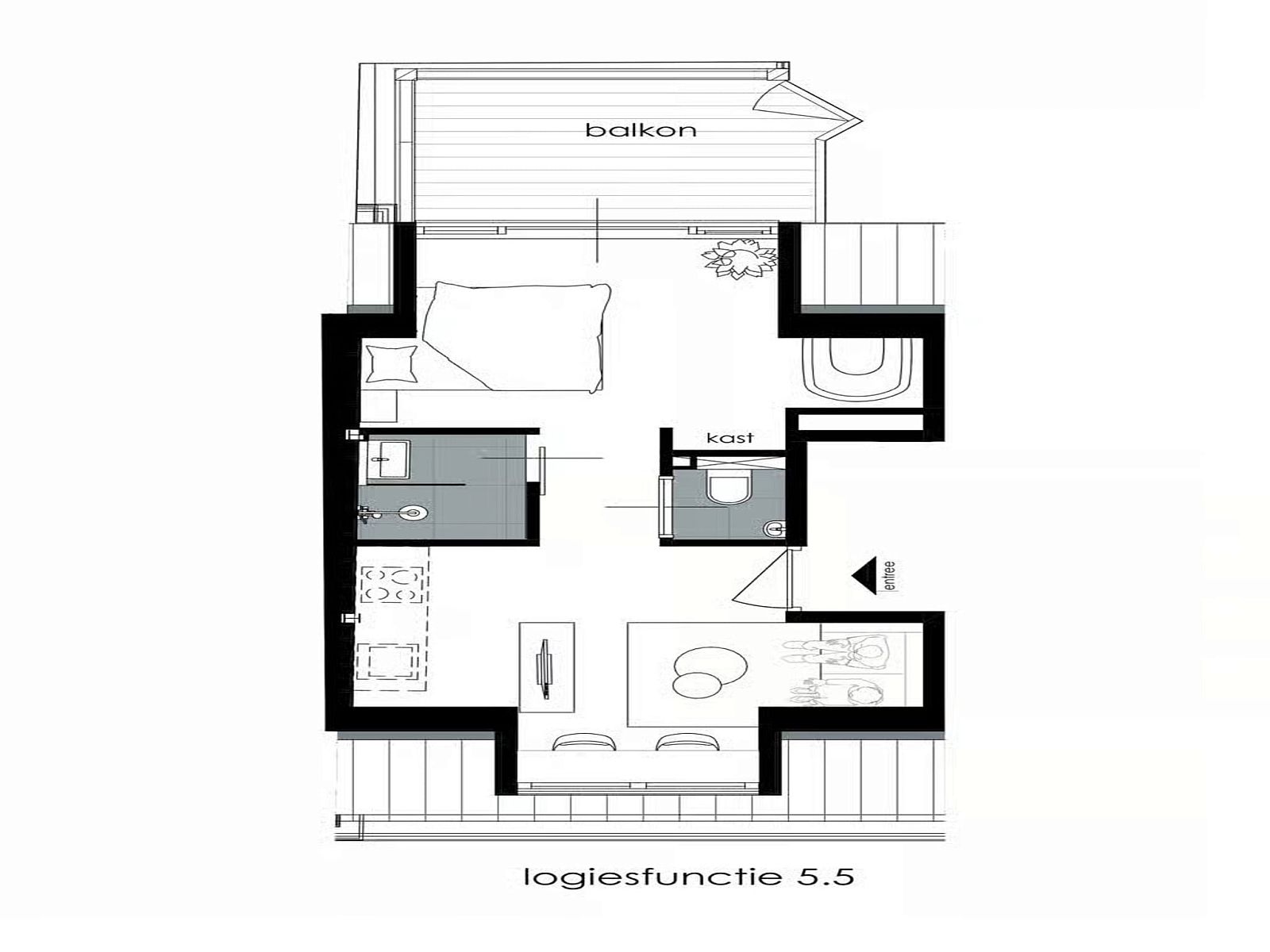 Guest house 6207169 - Apartment Walcheren - Plein 40 Lodge 14 - New