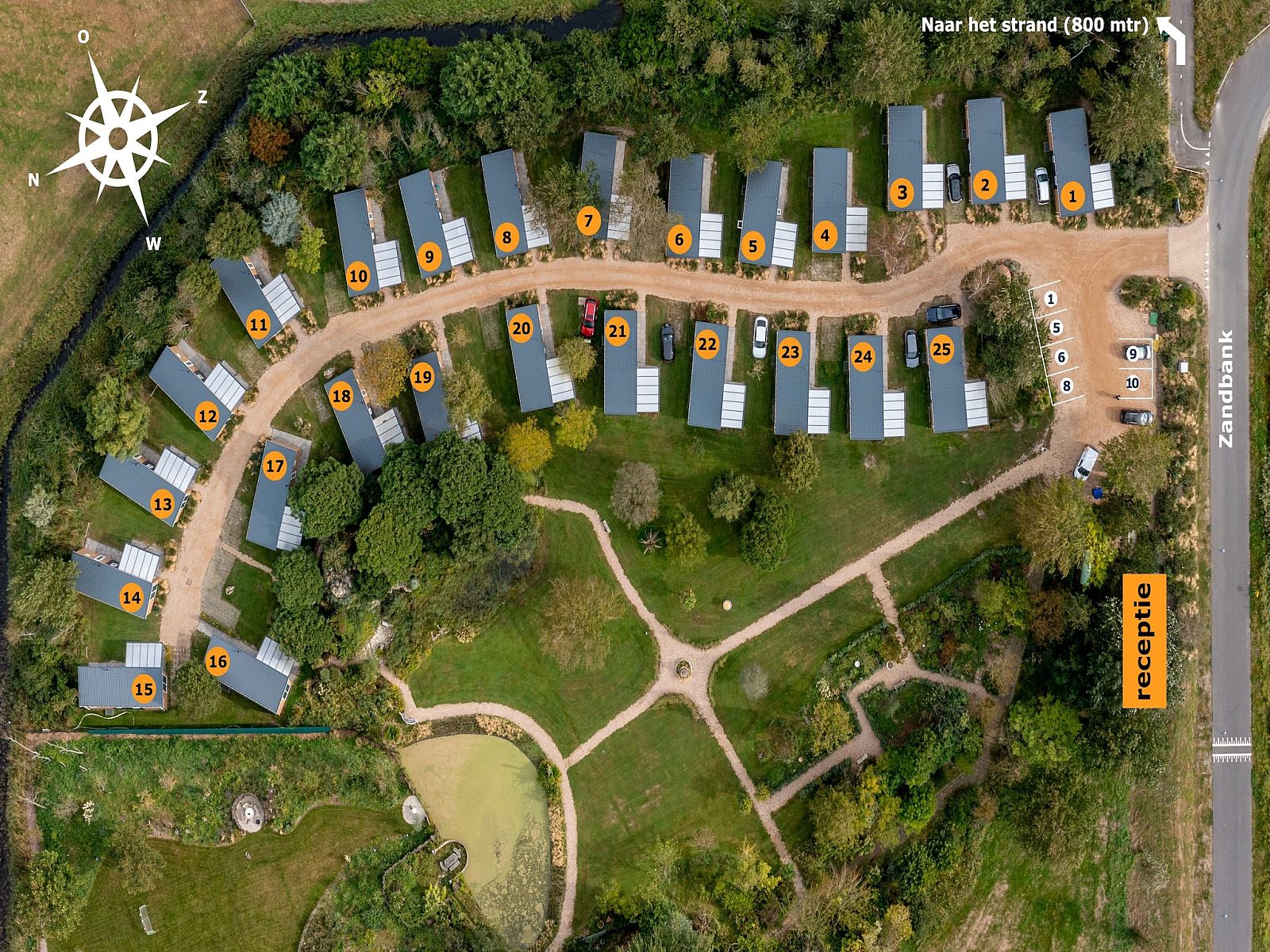 Verblijf 6209113 - Vakantiewoning Walcheren - Fort den Haak - Chalet 1 t/m 10 huisdiervrij