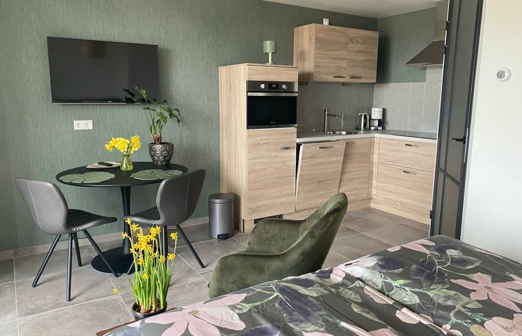 Cozy bedroom in Holiday home in Vrouwenpolder, Walcheren, Zeeland with comfortable beds.