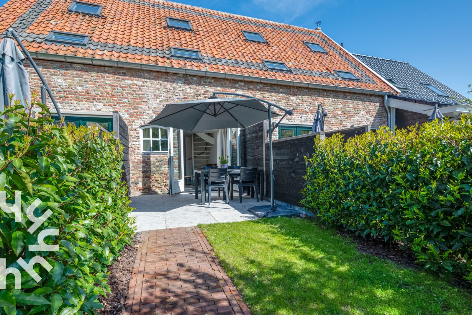 Enjoy the terrace of vacation home ZE1152 in Veere, Walcheren, Zeeland.