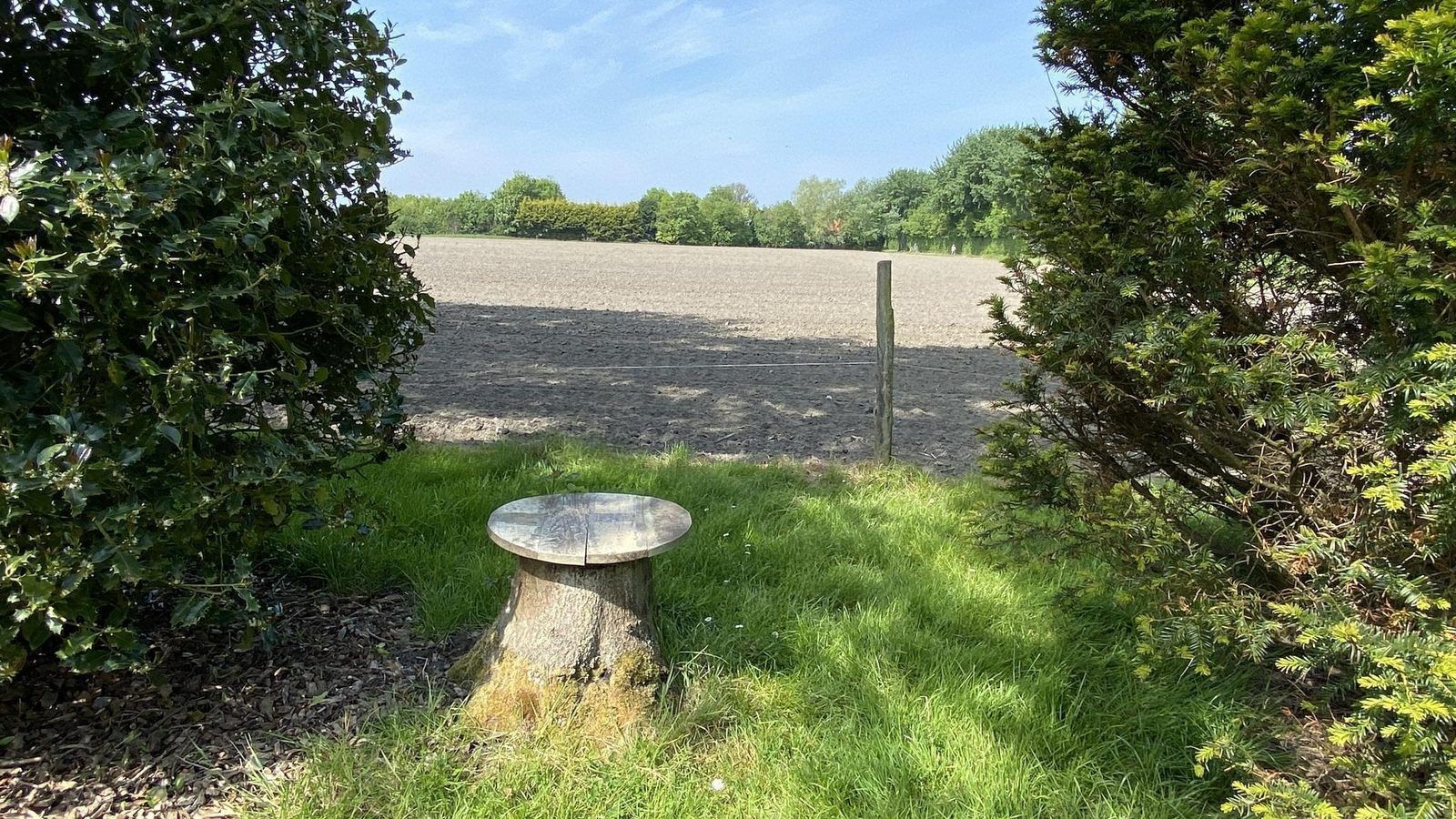 Uitzicht op het platteland vanuit VZ119 Vakantiewoning Veere, Walcheren, Zeeland.