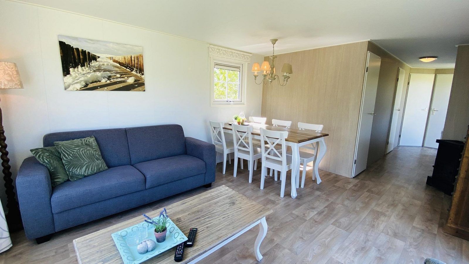 Comfortable sitting area in VZ235 Chalet Veere in Veere, Zeeland