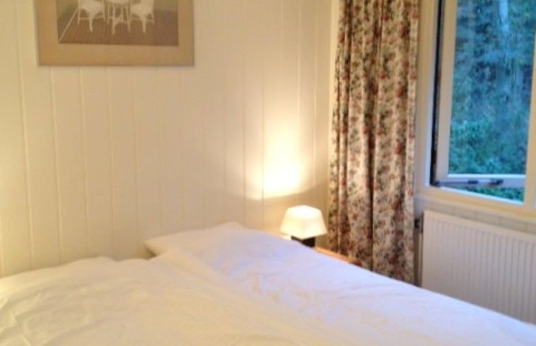 Bedroom with double bed in Holiday home in Dishoek, Walcheren, Zeeland.