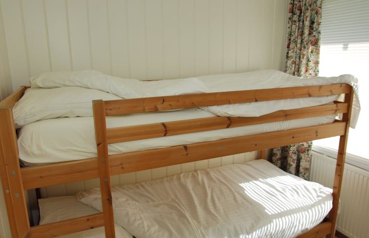 Bunk bed in children's room of Holiday home in Dishoek, Walcheren, Zeeland.