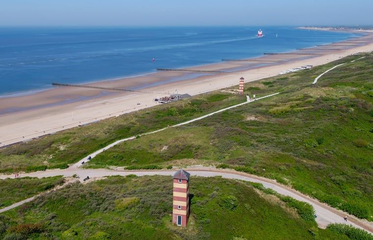 View of Walcheren coastline, near Holiday home in Dishoek, Zeeland.