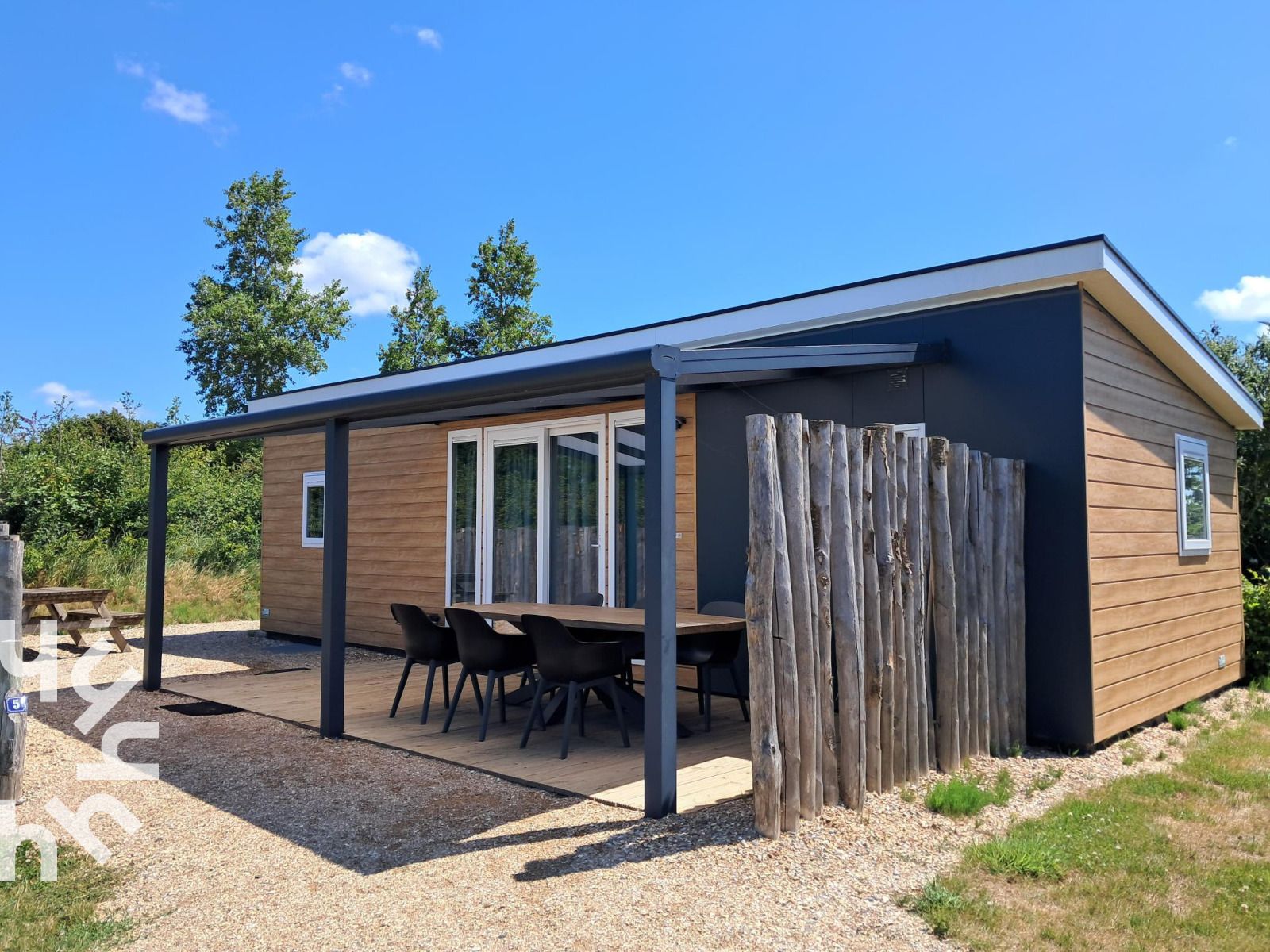 Gezellige woonkamer in vakantiehuis ZE1265, Meliskerke, Walcheren, Zeeland.