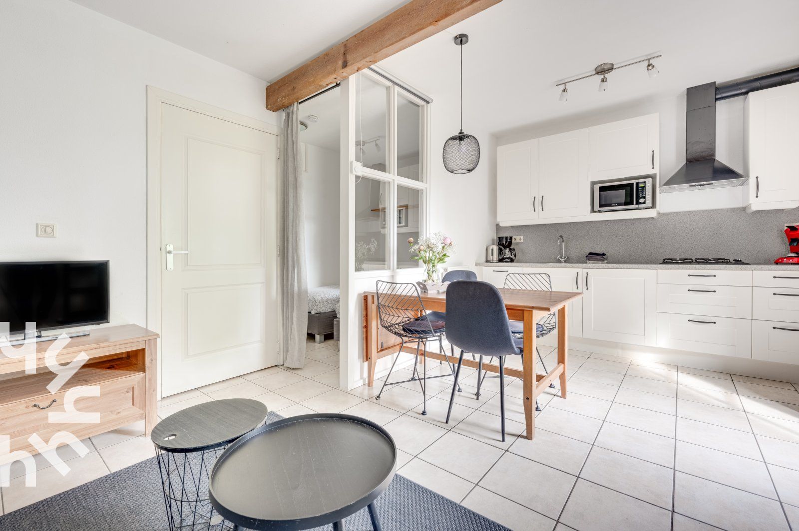 Moderne badkamer in vakantiehuis ZE136, Grijpskerke, Walcheren, Zeeland.
