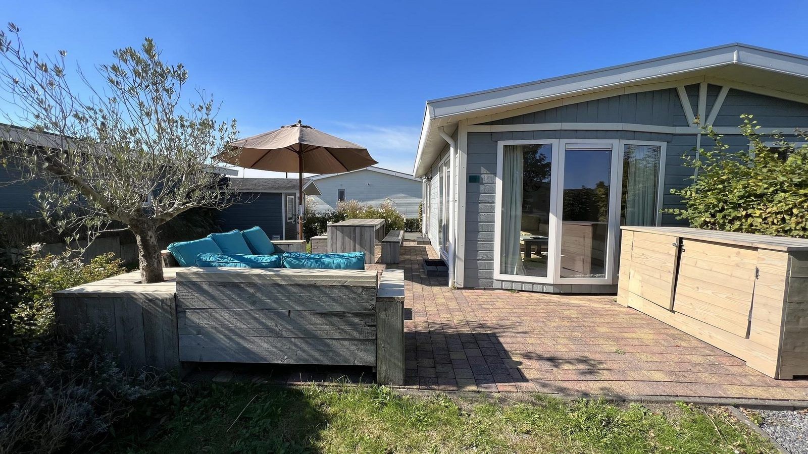 Ruhige Strasse bei VZ808 Ferienhaus in Breskens, Zeeuws-Vlaanderen, Zeeland.