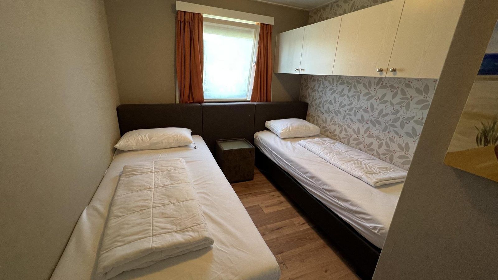 Ueberdachte Terrasse in VZ807 Ferienhaus Breskens, ideal zum Grillen in Zeeland.