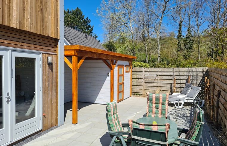 Terrace of Holiday home in Breskens, Zeeuws-Vlaanderen, Zeeland. Enjoy the sun and outdoor living in this vacation home.