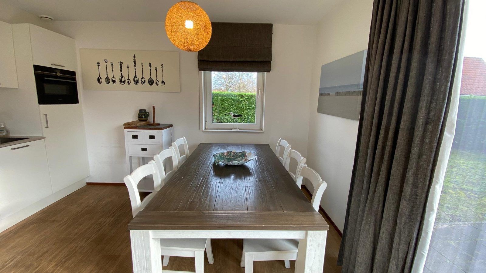 Dining room in VZ921 Holiday home in Cadzand-Bad, perfect for cozy dinners in Zeeland.