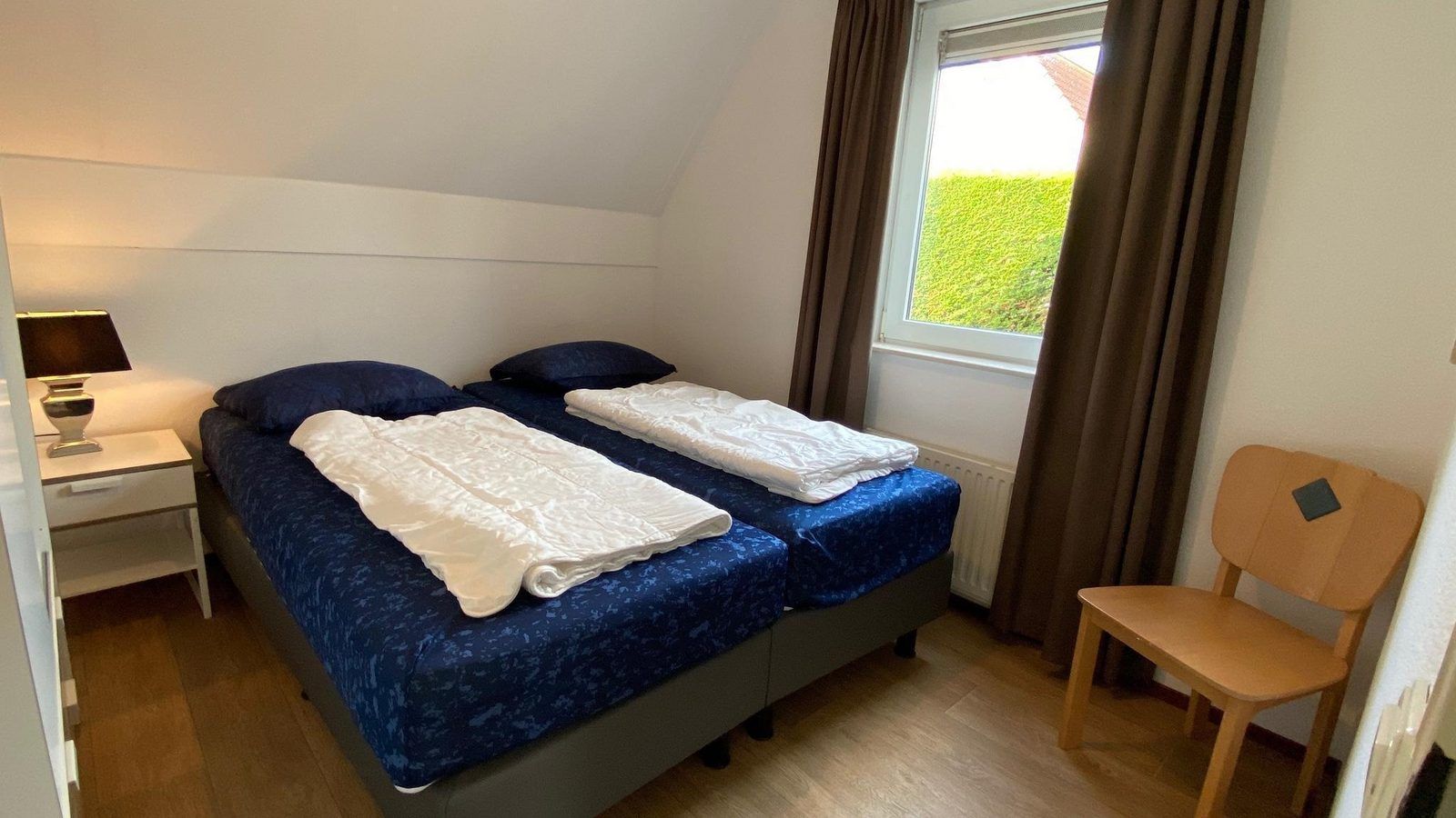 Bedroom with comfortable beds in VZ921 Holiday home in Cadzand-Bad, Zeeuws-Vlaanderen.