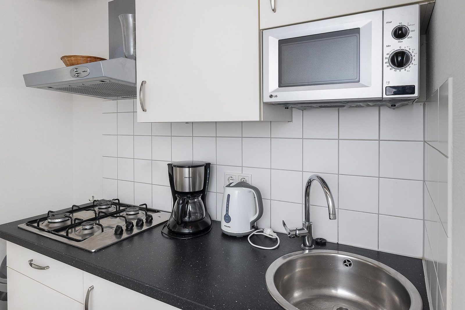 Gemuetliches Schlafzimmer mit Etagenbett im Zeeland Cottage mit 4 Betten in Wemeldinge, Zuid-Beveland, ideales Ferienhaus in Zeeland.